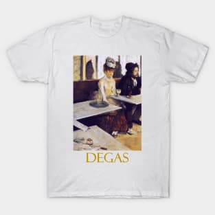 The Absinthe Drinker by Edgar Degas T-Shirt